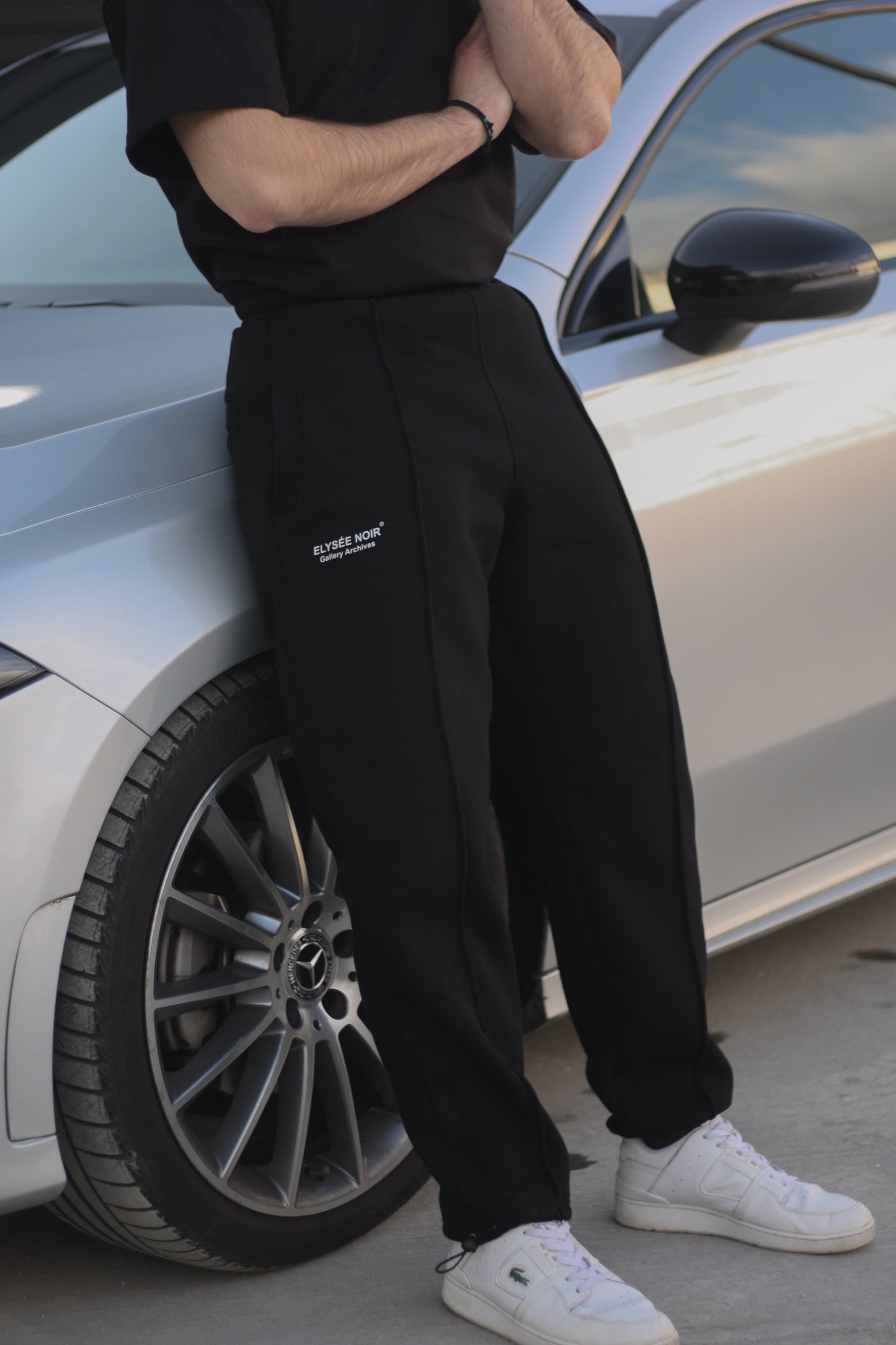Track pants black