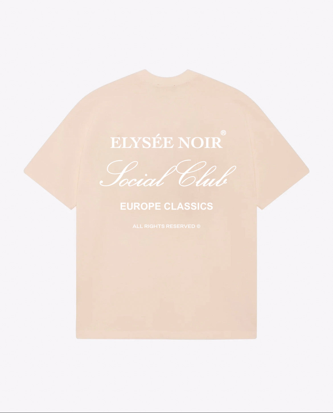Oversized T-shirt Beige