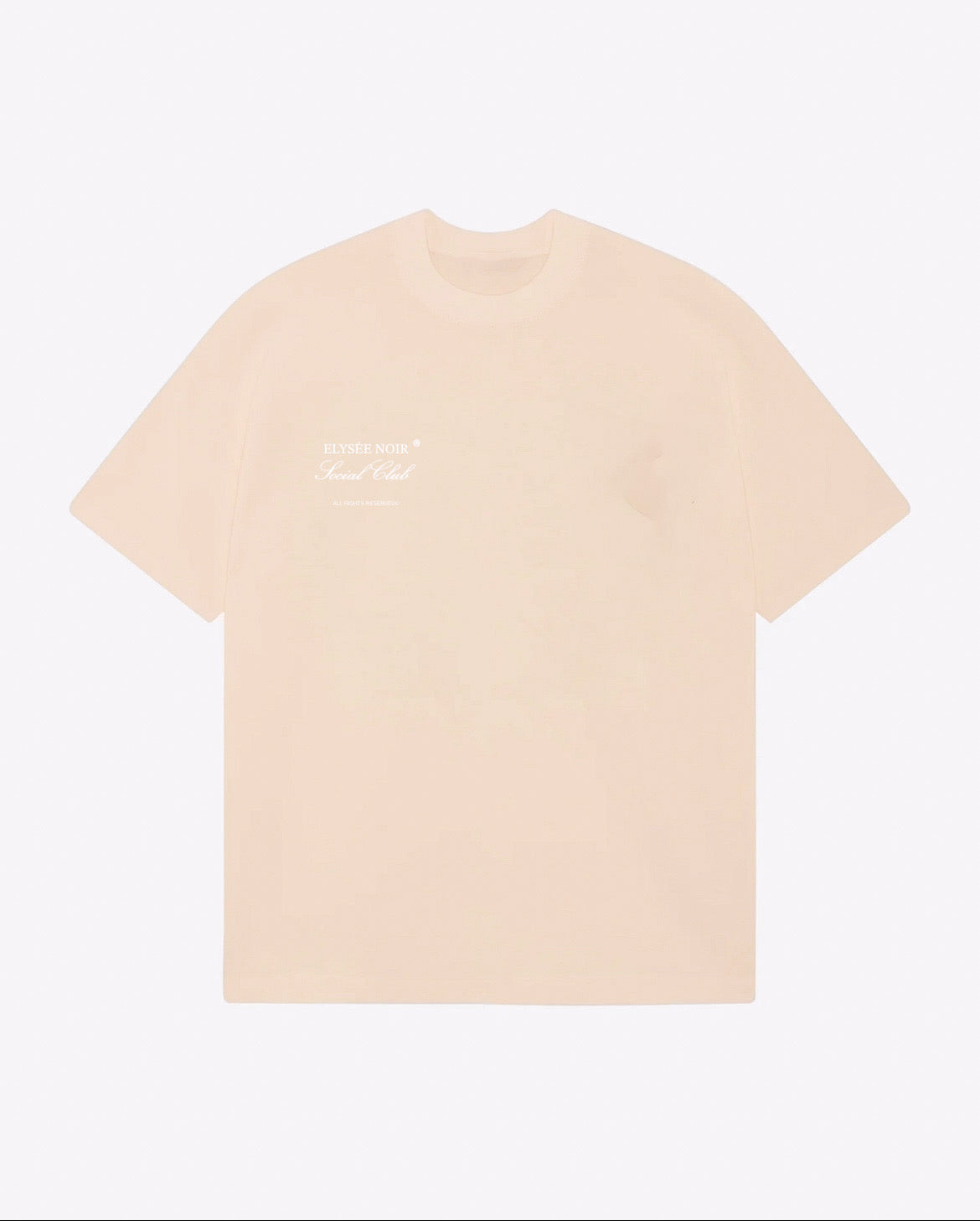 Oversized T-shirt Beige